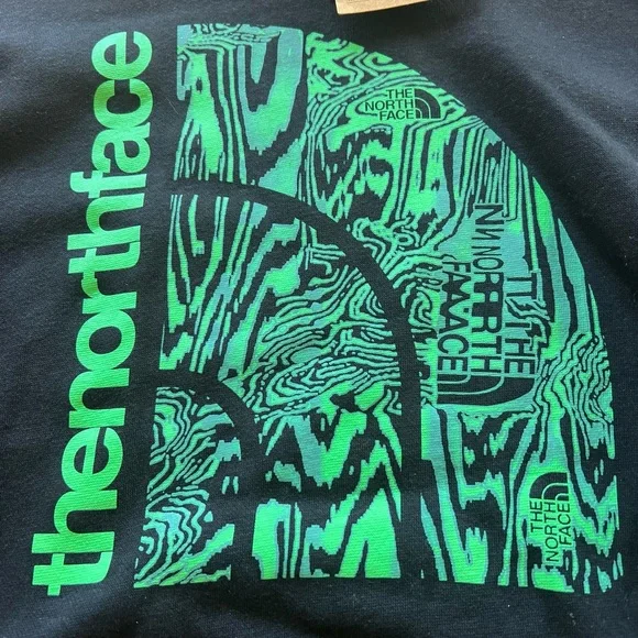 Men's NWT North Face Pullover Hoodie Size Large Color Black $60 🔥 (N) - Picture 2 of 5